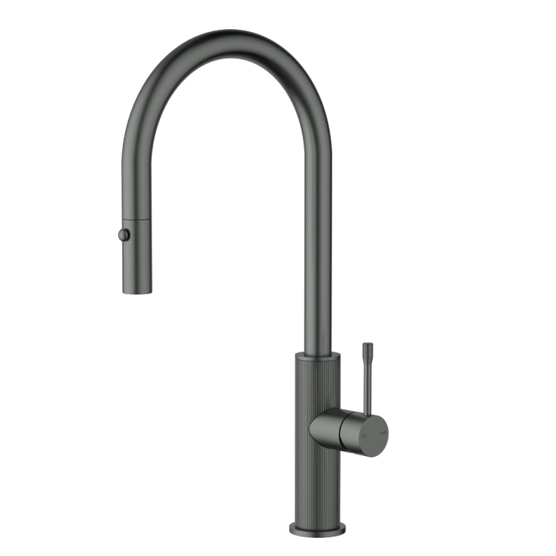 Linie Pull-Out Sink Mixer Gun Metal