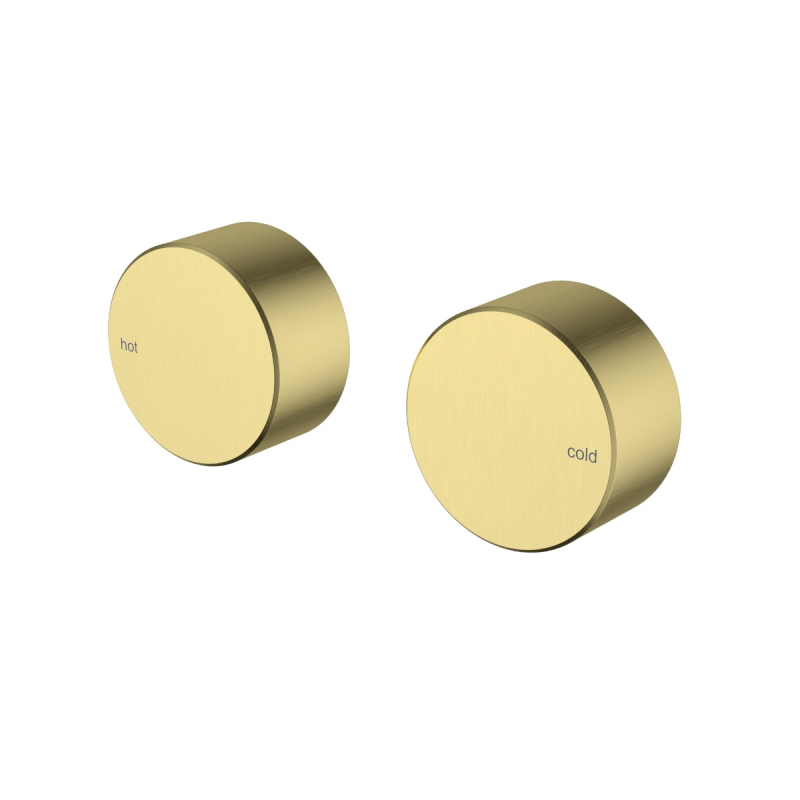 Hali 1/4 Turn C/D Wall Top Assembly Brushed Gold