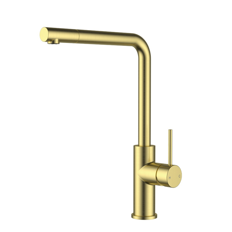 Otus Slimline SS Pull-Out Sink Mixer Brushed Gold