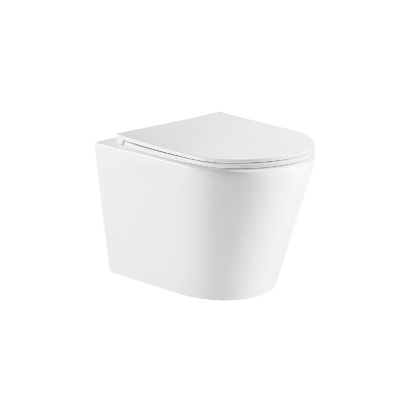 Zara66 Wall-Hung Pan (Rimless) With Thick Uf Seat Cover 