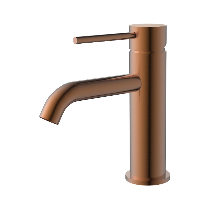Morgan Rund Brushed Bronze Basin Mixer