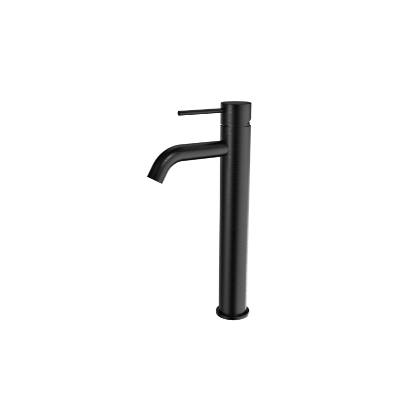 Tower Basin Mixer Brushed Gun Mental