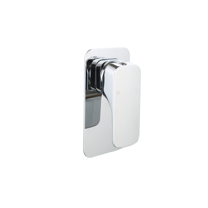 Kompakt Eckig Chrome Shower Mixer