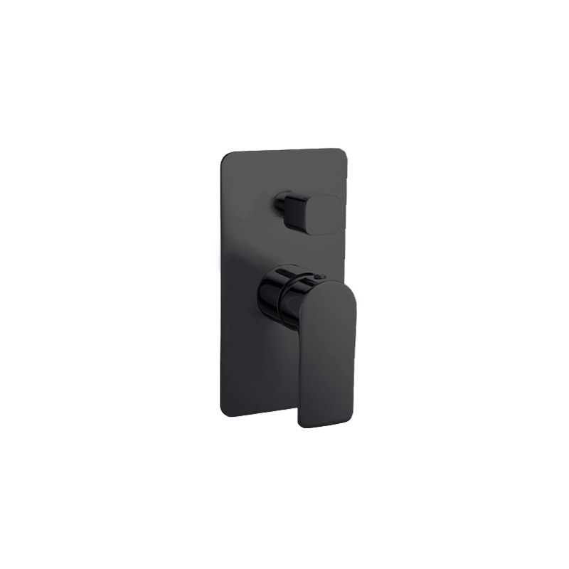 Luxus Shower Diverter Mixer Matte Black Trim Kit