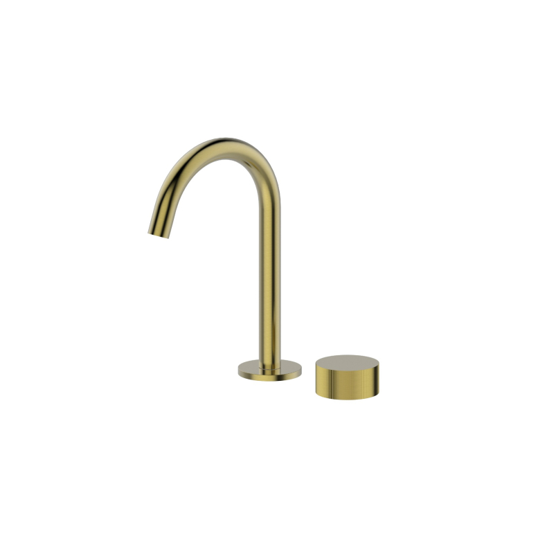 Qi Rund Progressive Rund Basin Set Brushed Gold