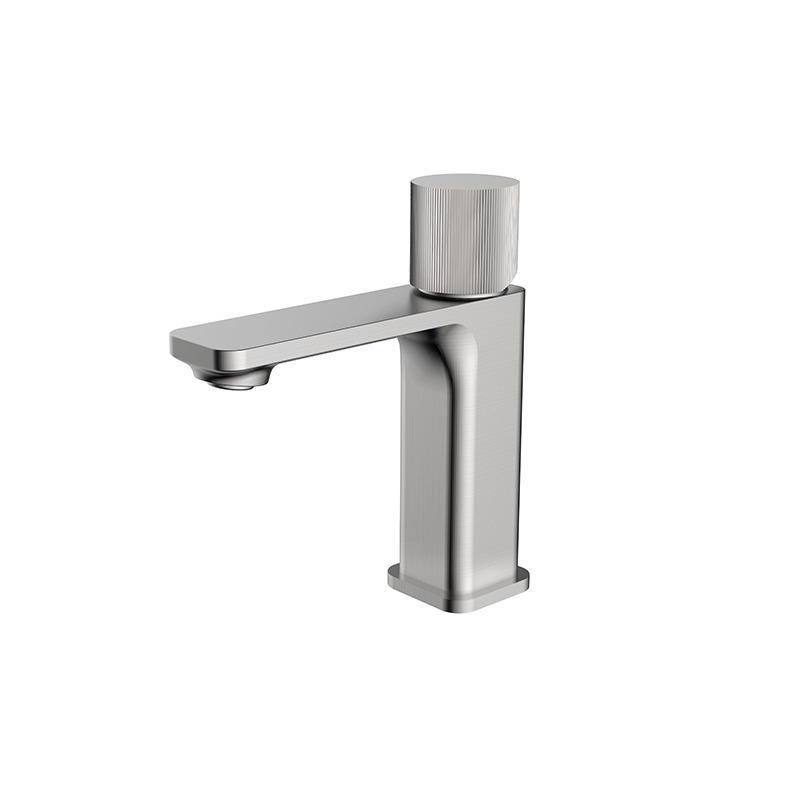 Qi Kasten Basin Mixer Brushed Nickel