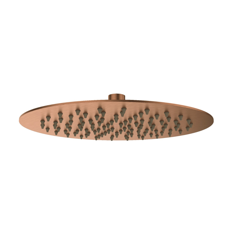 Round Rain Shower Head 250mm Brushed Bronze