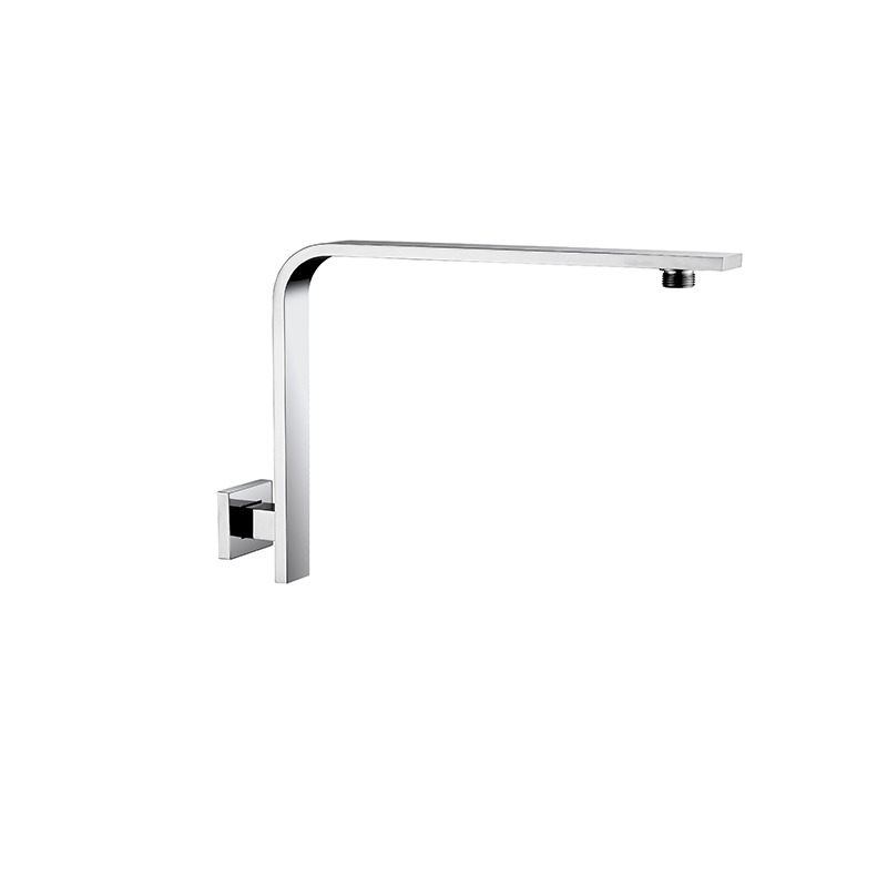 Square Curved Shower Arm Chrome