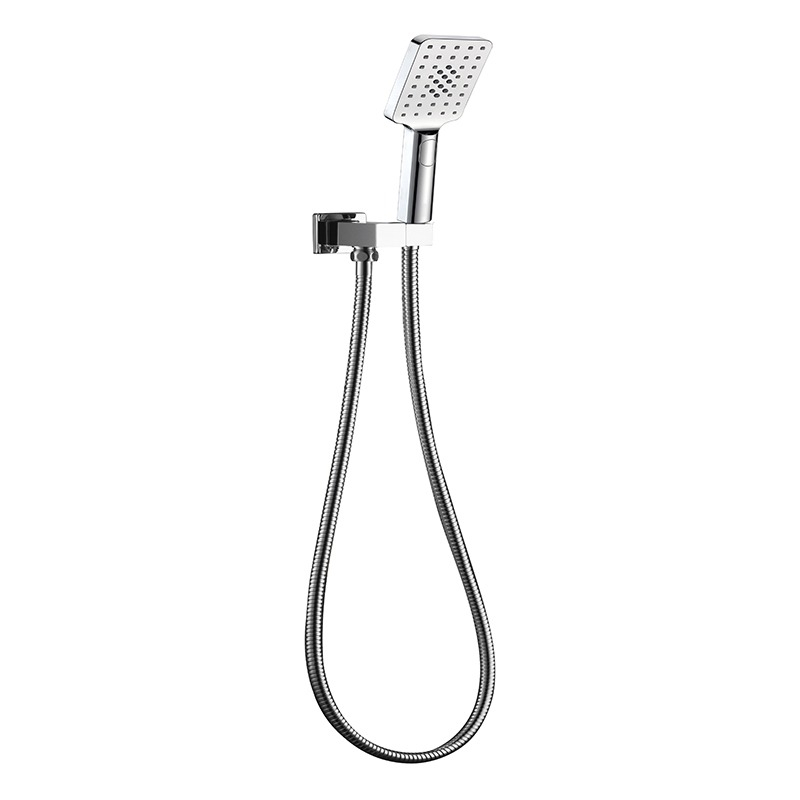 Eckig Chrome 3 Spray Hand Shower On Bracket