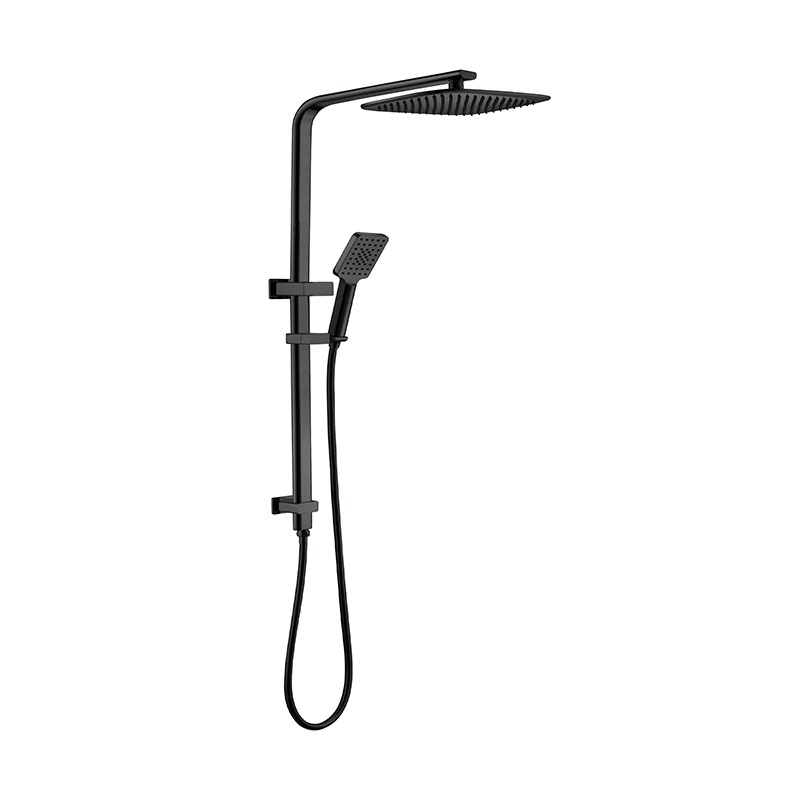 Kasten Matte Black Sliding Rail With 3 Spray Function Hand Shower