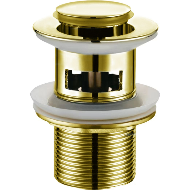 Pop-up Waste Basin Non Overflow 32mm Brushed Gold