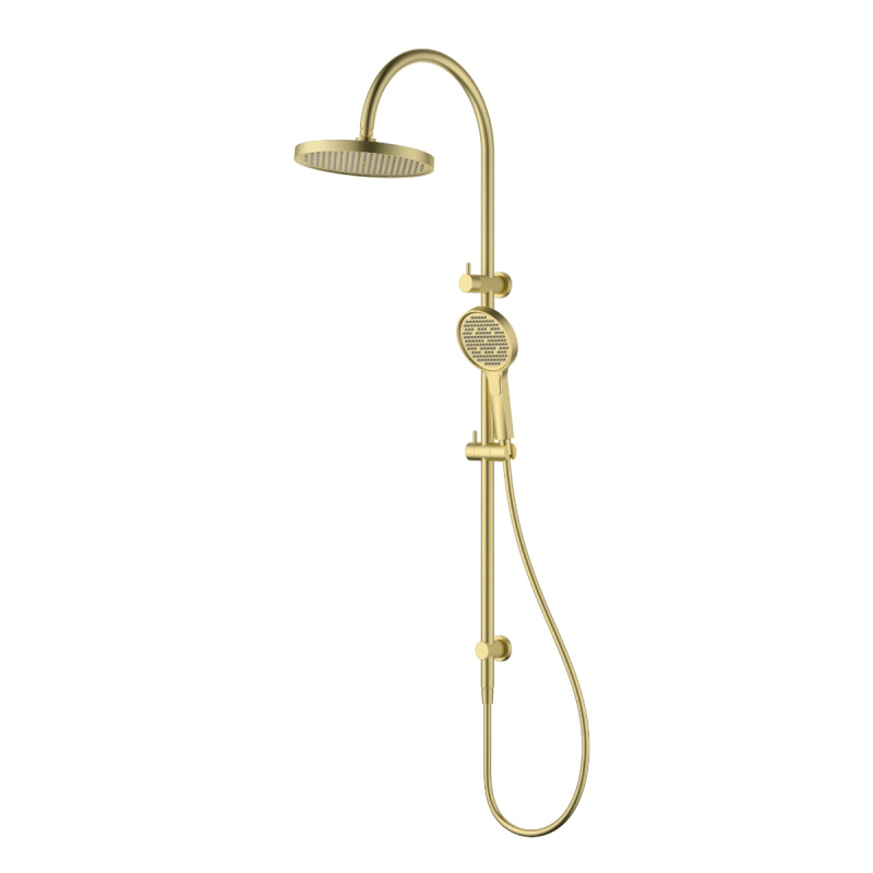 Linie Round Multi-Function Shower Set 255mm Brushed Gold