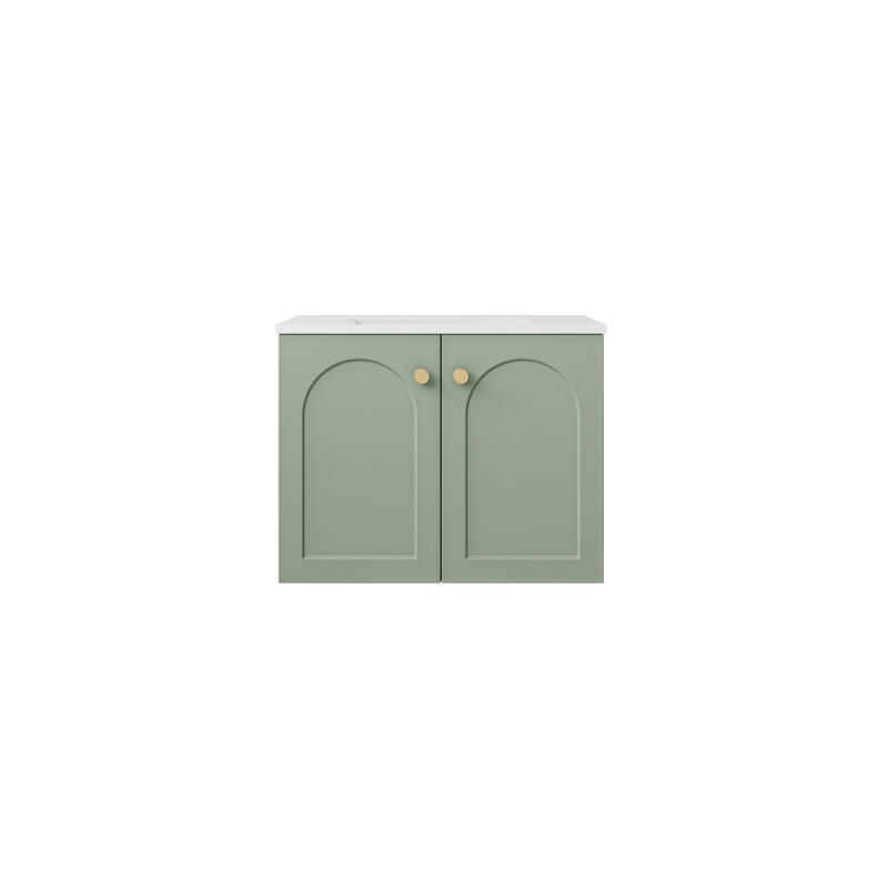 590*455*470mm Olive Green Chester Federation Wall Hung PVC Cabinet