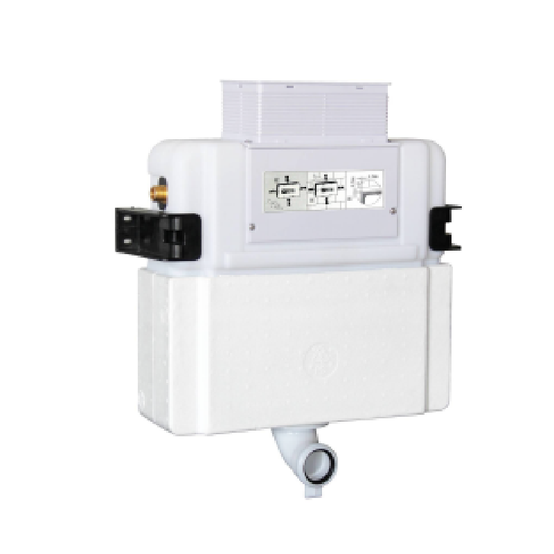 Frameless Low Height In Wall Cistern For Wall Faced Pan