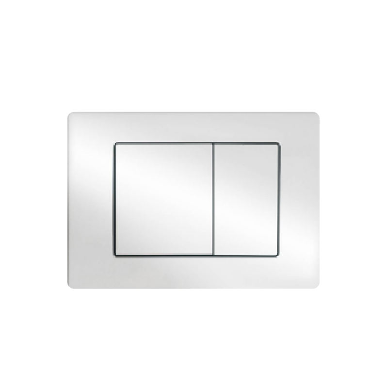 ABS Square Push Plate Chrome