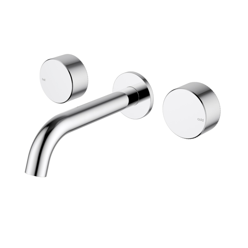 Hali 1/4 Turn C/D Wall Basin Set Chrome