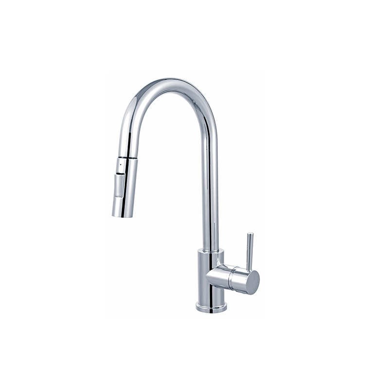 Designer Chrome Pull Out Kitchen Mixer