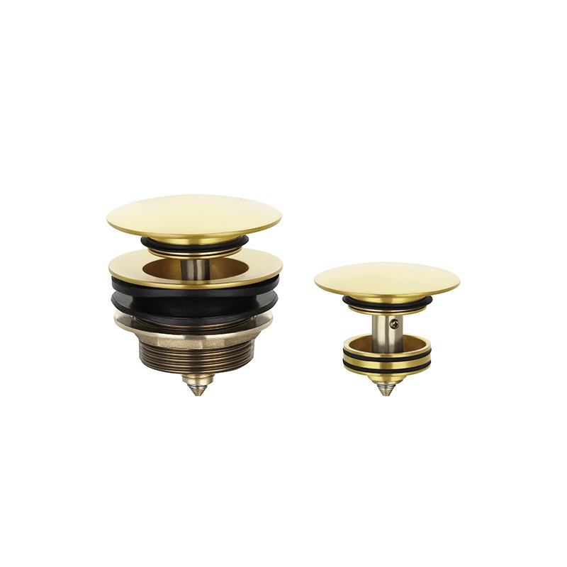 40mm Non Overflow Pop Up Waste Brushed Gold