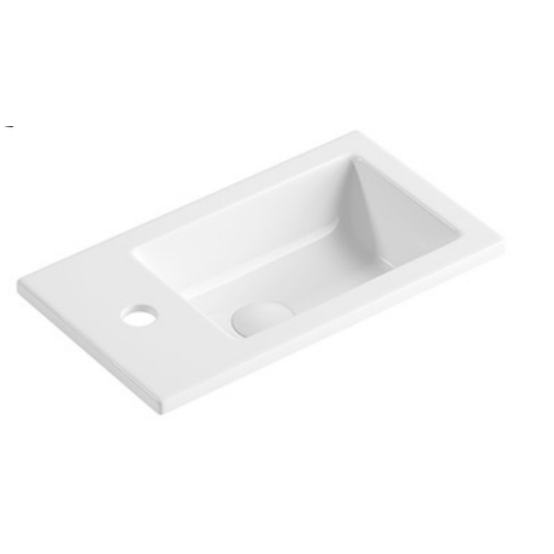 460*260*100mm Gloss white Crete Ceramic Countertop