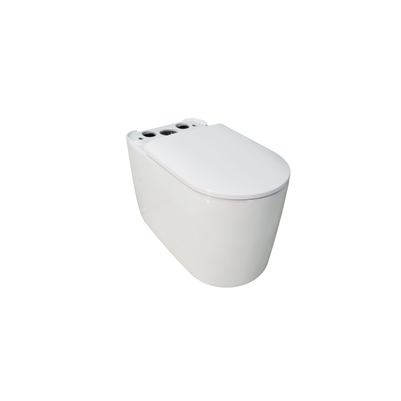 Devito Tornado Rimless Quiet Flush Pan