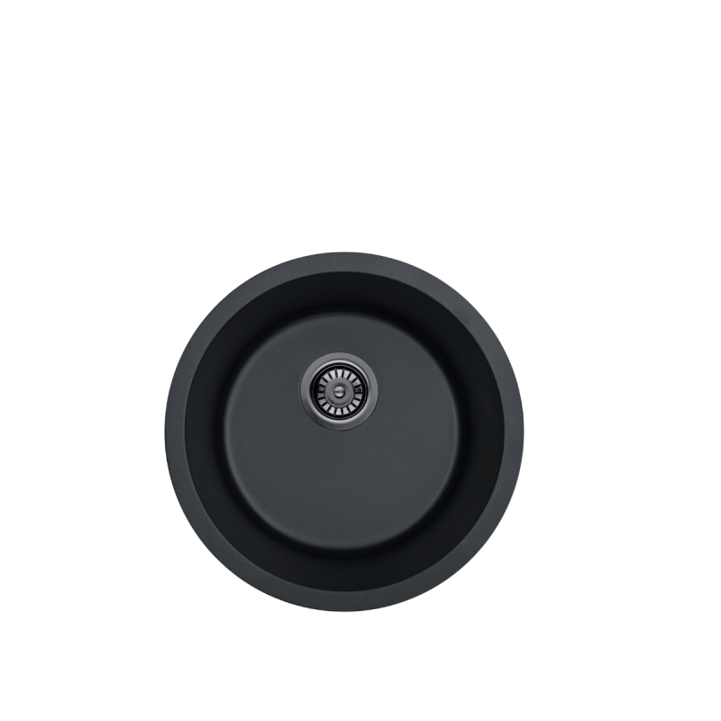 Size:450X235mm Bowl Size:398*235mm Matte Black Laufey Granite Laundry/Bar Sink