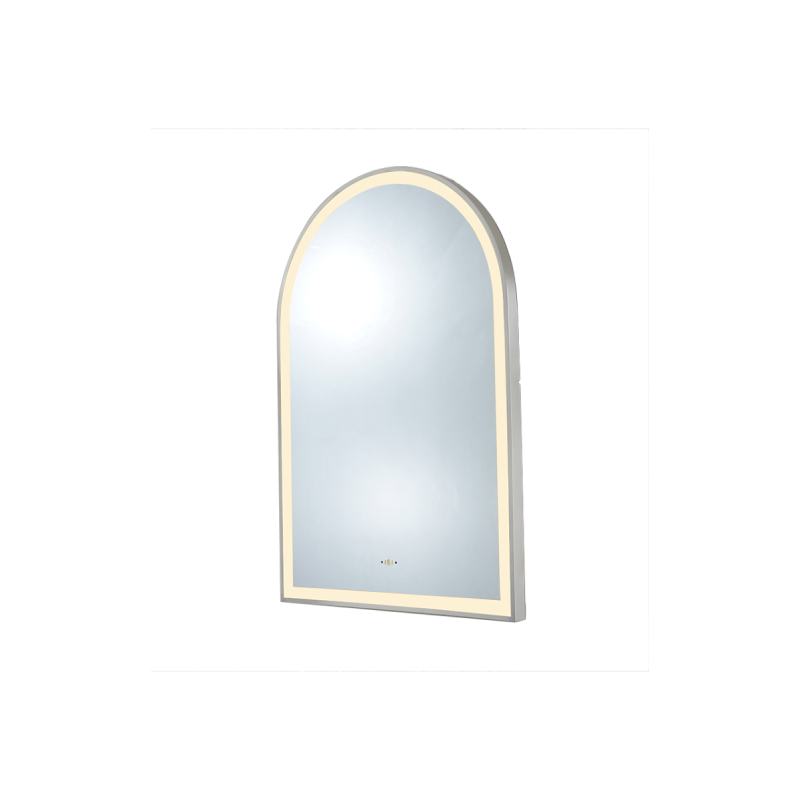 600(W)*900mm(H) Brushed Nickel Ellips Framed LED Mirror