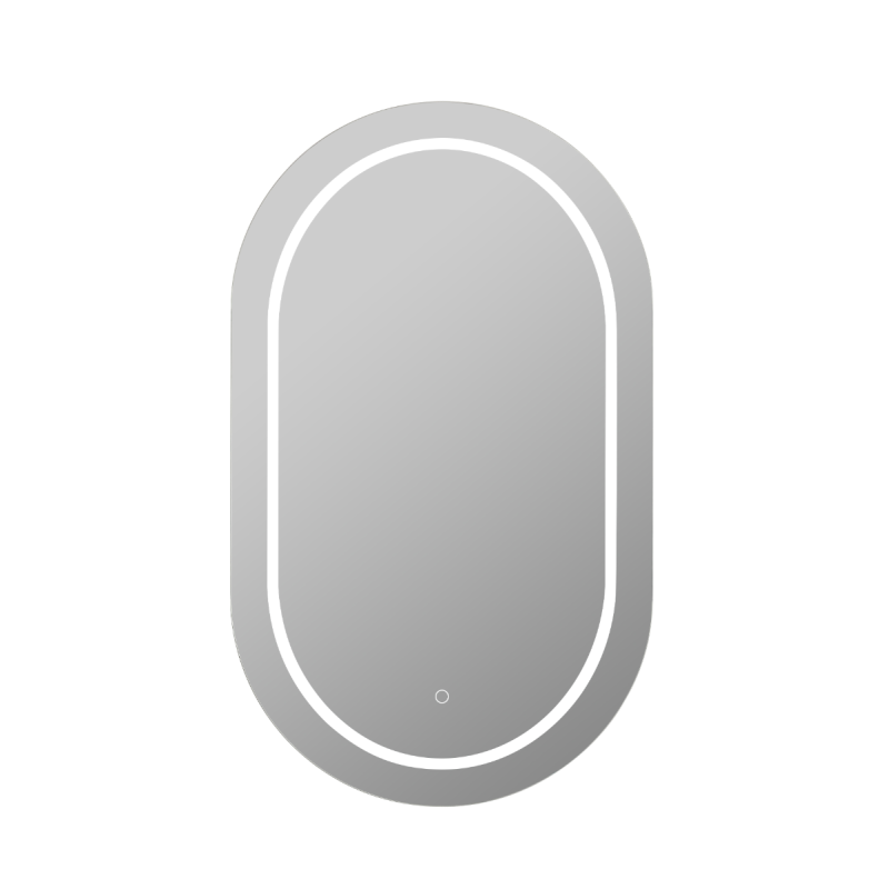 450X900X155mm Allison Pill LED Shaving Cabinet Matte Black