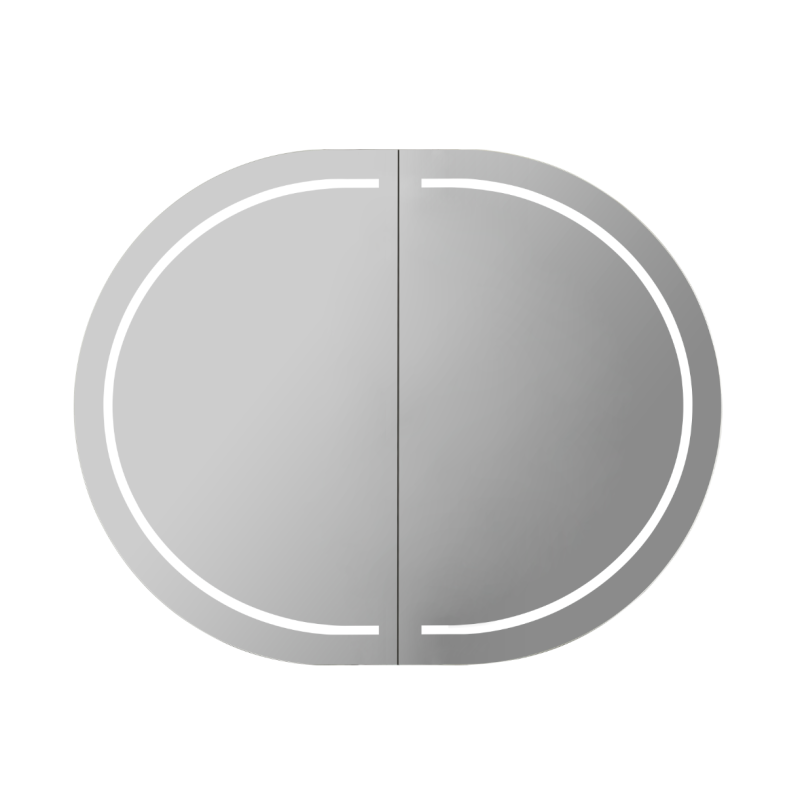 900X600X155mm Matte White Allison Pill Shaving Cabinet