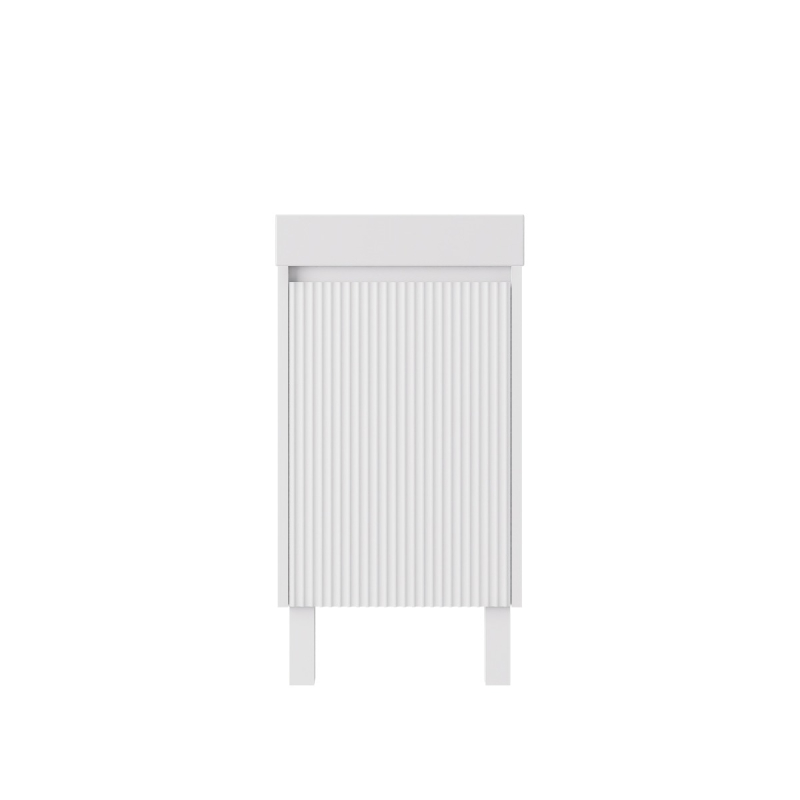 450*255*630mm Matte White Crete Mini Free Standing PVC Cabinet