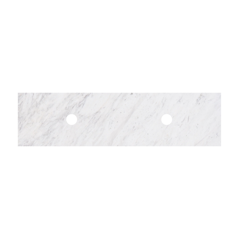 1505X465X18mm Carrara White Marble Stone Top