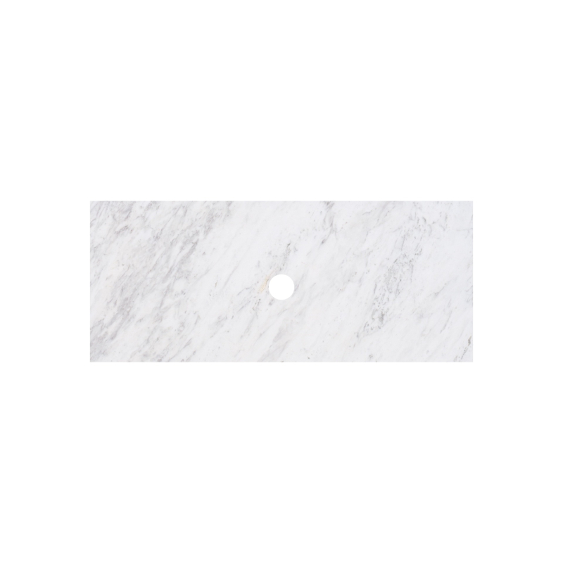 605X465X18mm Carrara White Marble Stone Top