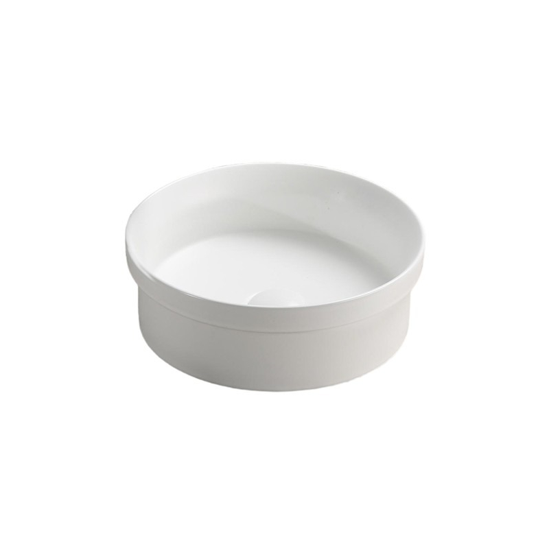 365*365*125mm Matte White Olley Fine Ceramic Insert Art Basins No Overflow 32mm Waste