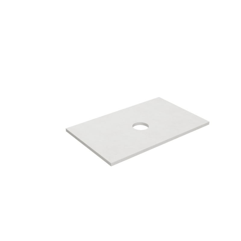 755X465X20mm Blanco White(WG034) Zero Silica Engineer Stone Top