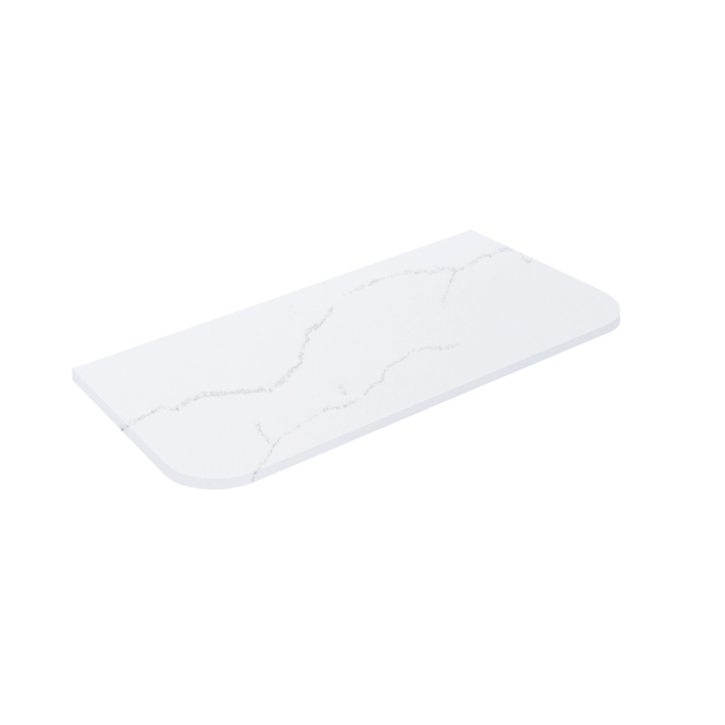 1205X505X12mm Artic White Solid Surface Stone Top
