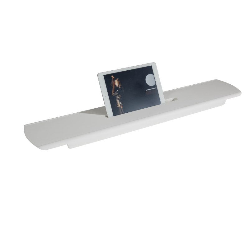 850X165X30mm Matt White Chasey Bathtub Tray