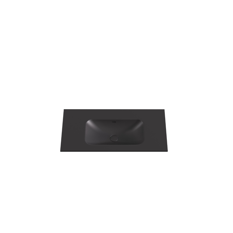 905X465X145 Matte Black Chasey Solid Surface Stone Basin