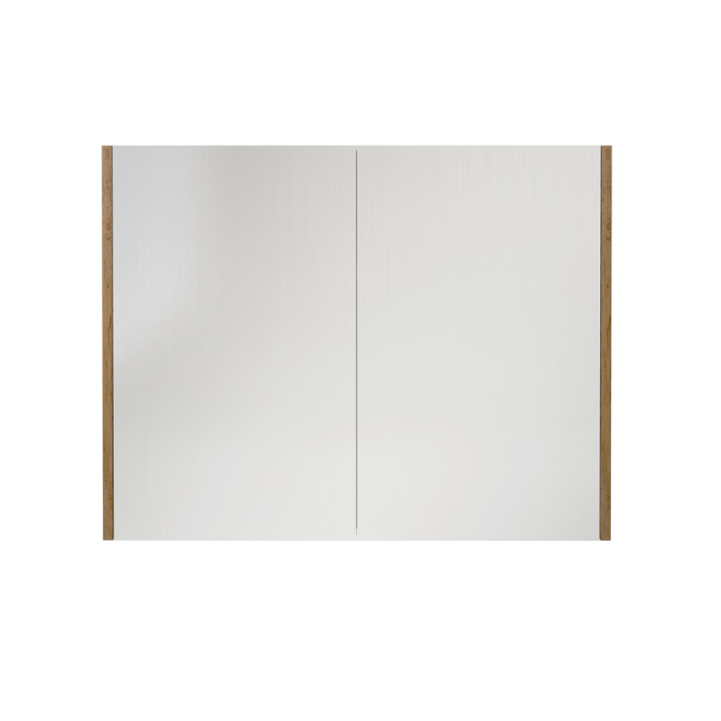 900×720×150mm Prime Oak Camden Pencil Edge Shaving Cabinet