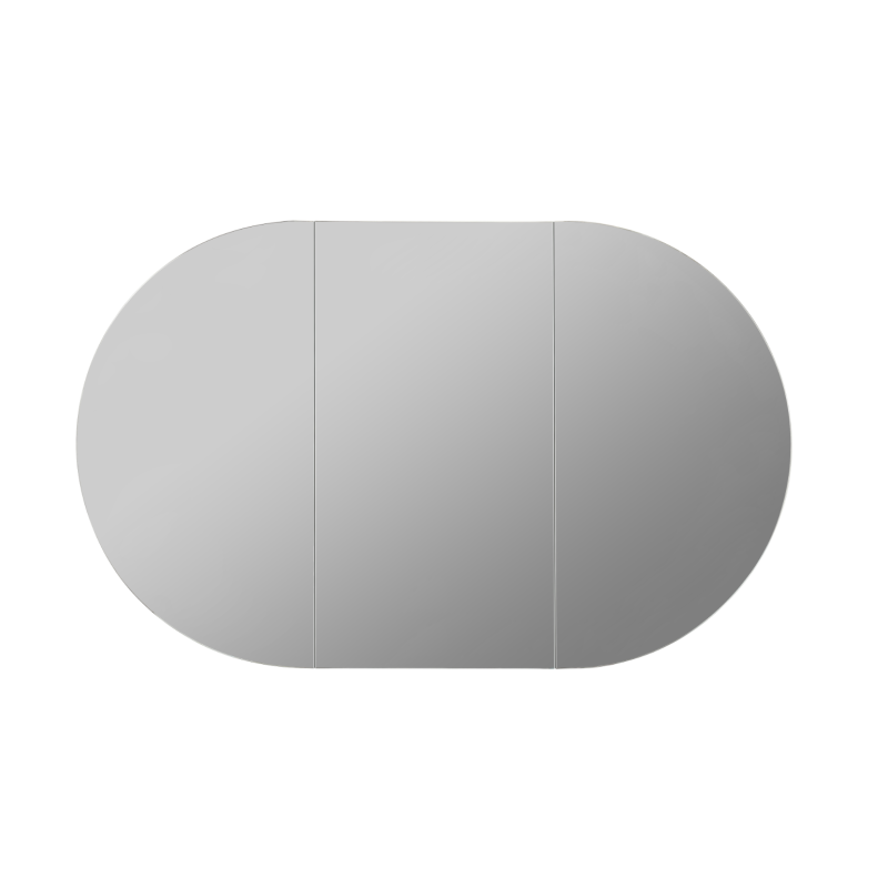 1200X750X150mm Matte Black Allison Pill Shaving Cabinet