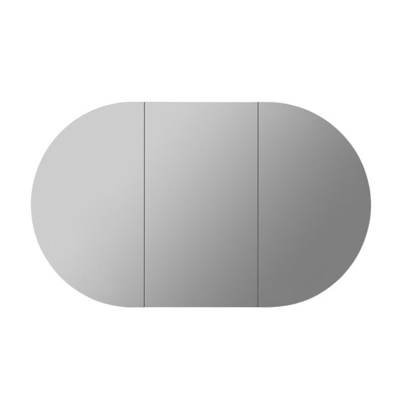 1500X800X150mm Matte Black Allison Pill Shaving Cabinet