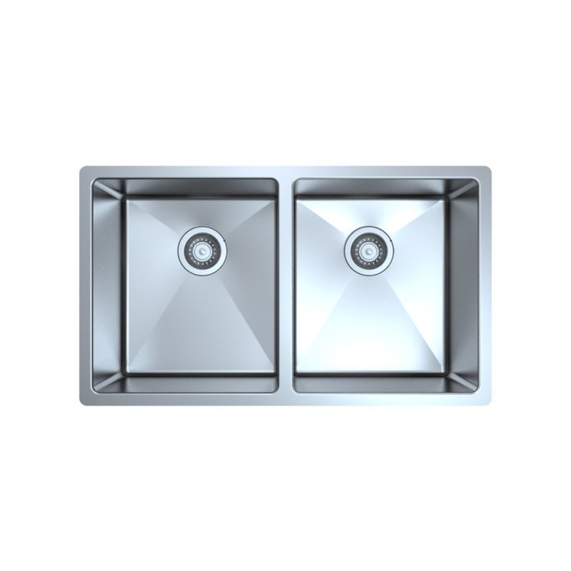 808*470*229mm Otus Double Bowl Undermount Sink