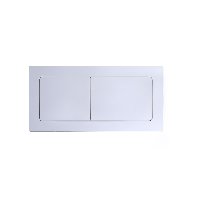 Square Press Button Chrome