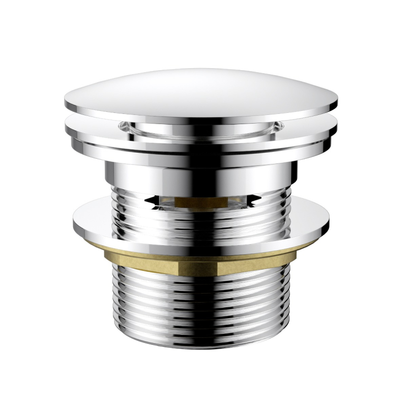 40mm Bath Pop-Up Plug With Removabel Waste With Overflow Chrome