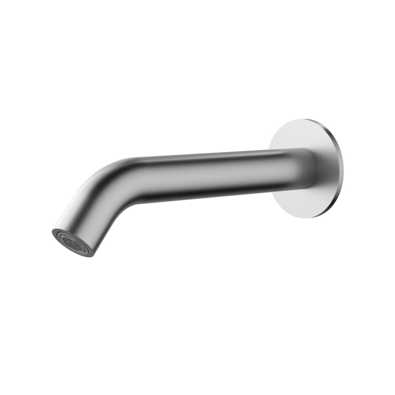 Otus Slimline Bath Spout 220mm Brushed Stainless Steel