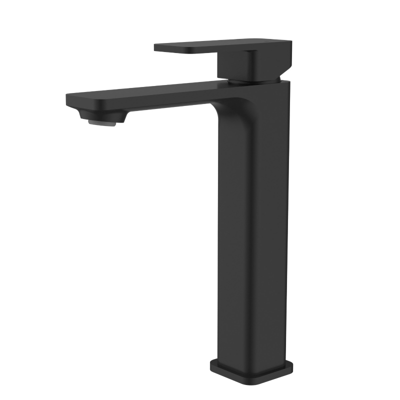 Nova II Highrise Basin Mixer Matt Black