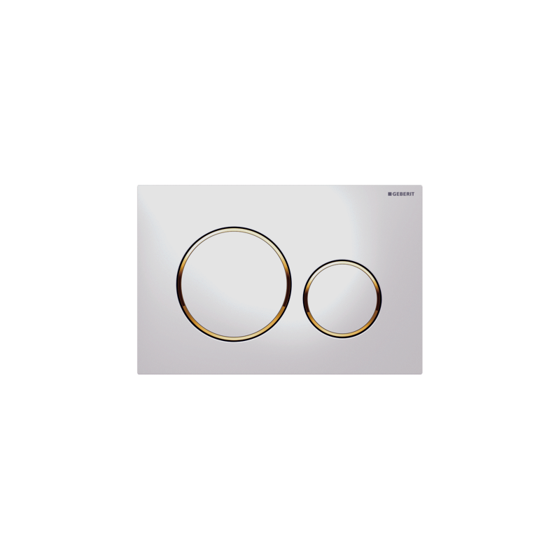 ABS White Plate With Gold Trim 115.882.Kk.1