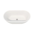 1500mm Freestanding Bathtub Gloss White Acrylic Oval Bathtub