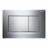 ABS Square Push Plate Chrome/Stain/Chrome 115.883.Kh.1