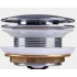 Chrome Mushroom Solid Brass 40mm Bathtub Pop Up Waste Plug Non Overflow