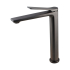 Rushy Brushed Gun Metal Grey Tall Basin Mixer Bathroom Tapware