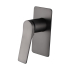 Square Brushed Gun Metal Grey Built-in Shower Mixer(Brass)